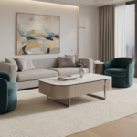 Table Basse Minimaliste en Marbre – Image 2