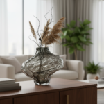 Paire de Vases Fumée Sculpturale – Image 2