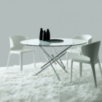 Table Ronde Élégance en Verre