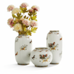 Vase en céramique blanche