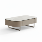 Table Basse Minimaliste en Marbre