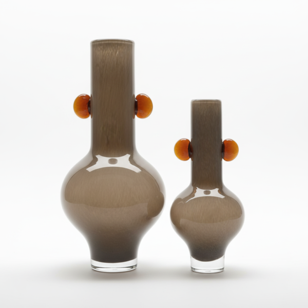 Paire de Vases Ambre