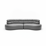 Canapé Curvea Gris Graphite
