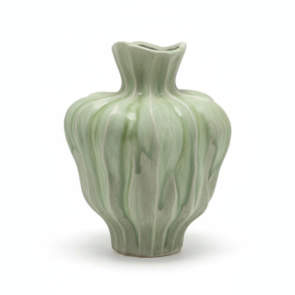 product4ba31b40-963e-470a-85ad-a6b0f2ef3916 Vase Bulbe Vert Sauge – Image 1