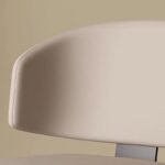 Chaise Cuir Élégance Beige – Image 4