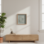 Rosace Corallienne (60 x 60 cm) – Image 3