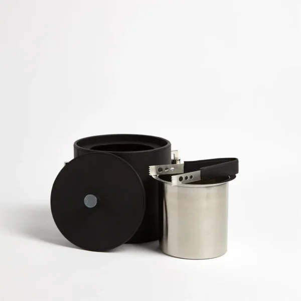 Seau à glace recouvert de cuir