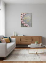 L'Appel de l'Aventure : Roses et Wanderlust (80 x 60 cm) – Image 2