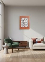 Géométrie en Relief (80 x 60 cm) – Image 2