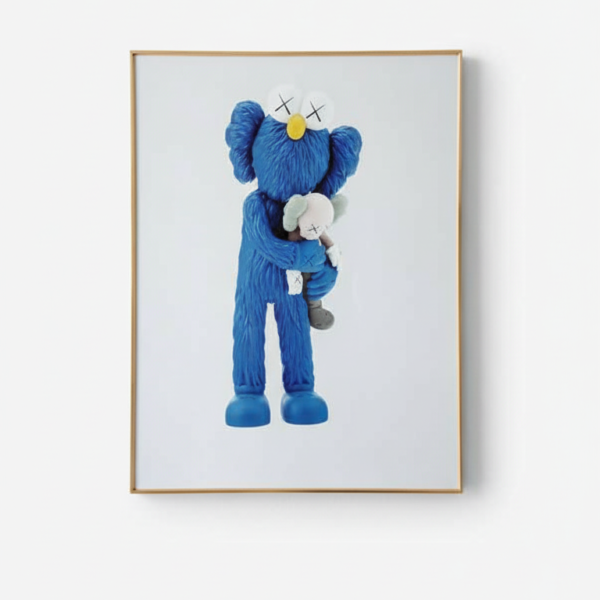 KAWS : Take (Blue) (80 x 60 cm)