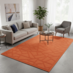 Tapis Geo Pulse Orange – Image 2