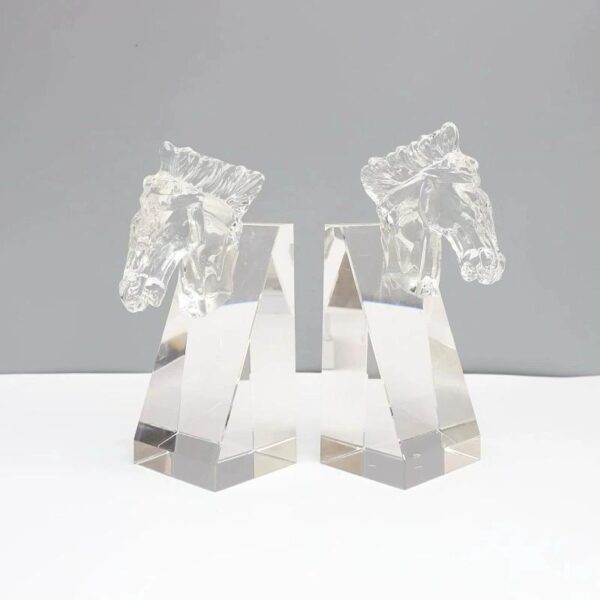 Serre-Livres en Cristal