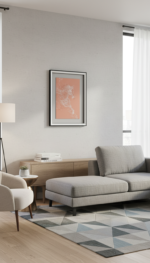 Cheval en Mouvement Stylisé(80x60 cm) – Image 2