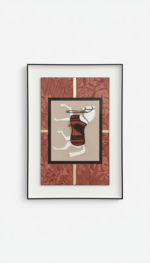 L'Élégance Équestre Abstrait (80x60 cm)