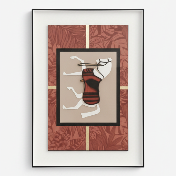 L'Élégance Équestre Abstrait (80x60 cm)