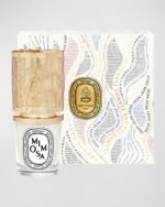 (Édition Limitée) Coffret Cadeau "Lanterne et Bougie Mimosa" Dyptique – Image 2