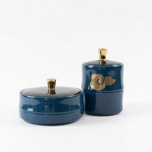 Pots en porcelaine Sérénité Céleste