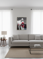 Passion Voilée (80 x 60 cm) – Image 3