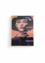 Peinture de figures abstraites (80 x 60)