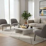 Porte-Revues Doré “Élégance Moderne” – Image 2