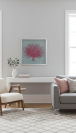 Arbre de Corail Rose (60x60 cm) – Image 3