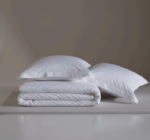 Parure Literie Jacquard Carreaux Blanc