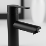 ROBINET MITIGEUR DE LAVABO NOIR SUS304 – Image 3