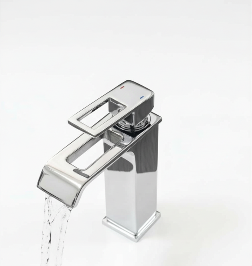 7a6e0b82-234b-4866-92a4-4543b850b743 ROBINET MITIGEUR DE LAVABO CHROME – Image 1