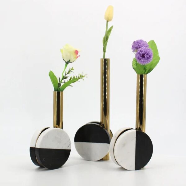 Vase à Fleurs en Marbre