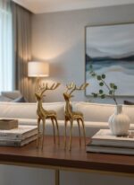 Figurine de Renne Décorative en Laiton – Image 3