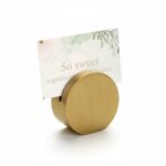 Support arrondi de carte en laiton