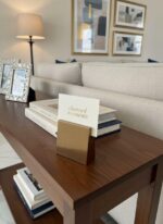 Porte-cartes de visite carré en laiton – Image 3