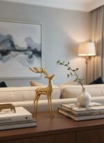 Figurine de Renne Décorative en Laiton – Image 2