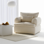 Fauteuil isolé sur le rendu 3D de fond blanc - Image Libre de Droit – Image 2